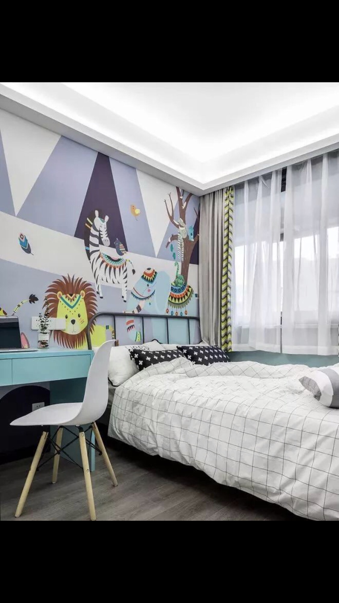 你家儿童房墙面都是怎么设计的