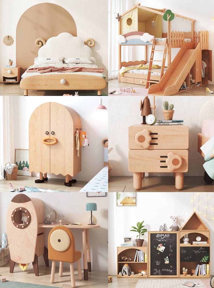 私藏30款可爱到爆炸的儿童房家具78
