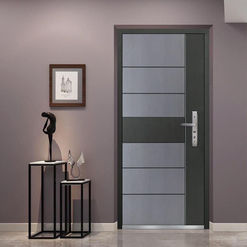众帝现代简约隔音烤漆防盗门为您缔造安心之门