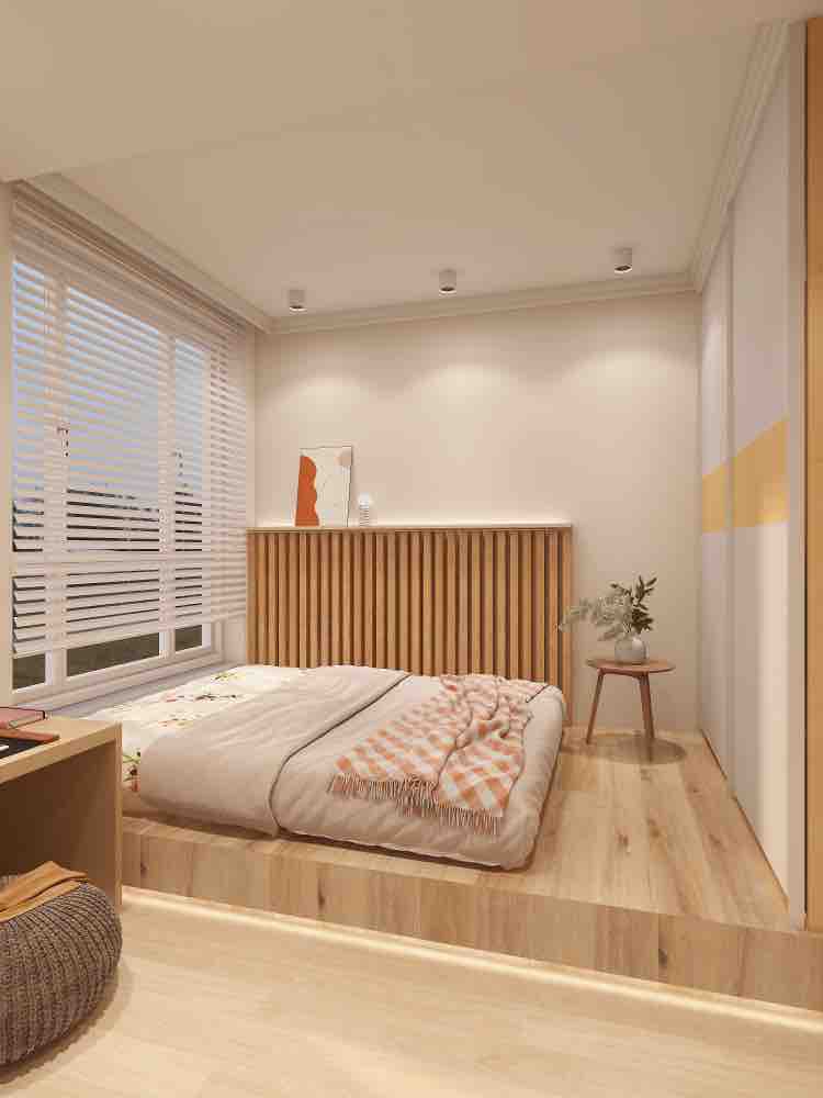 少女心装修温馨的日式榻榻米卧室阳光和日式风太般配了