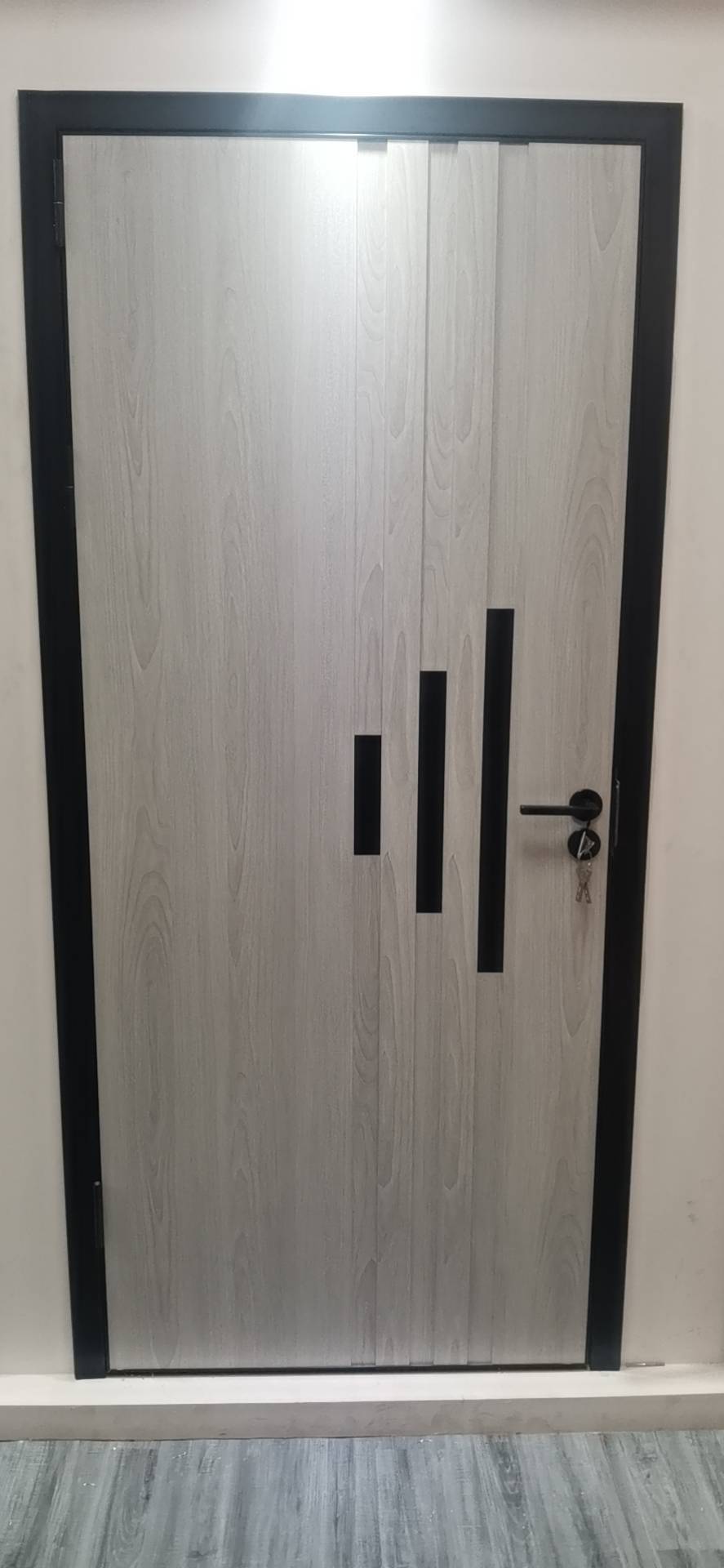 爱林堡铝木门碳晶铝木门隔音卧室套装门定做